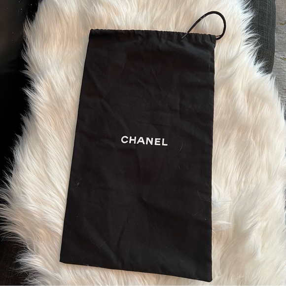 CHANEL Tweed Velvet CC Espadrilles 35 Grey Black with shoe bag - Picture 11 of 16